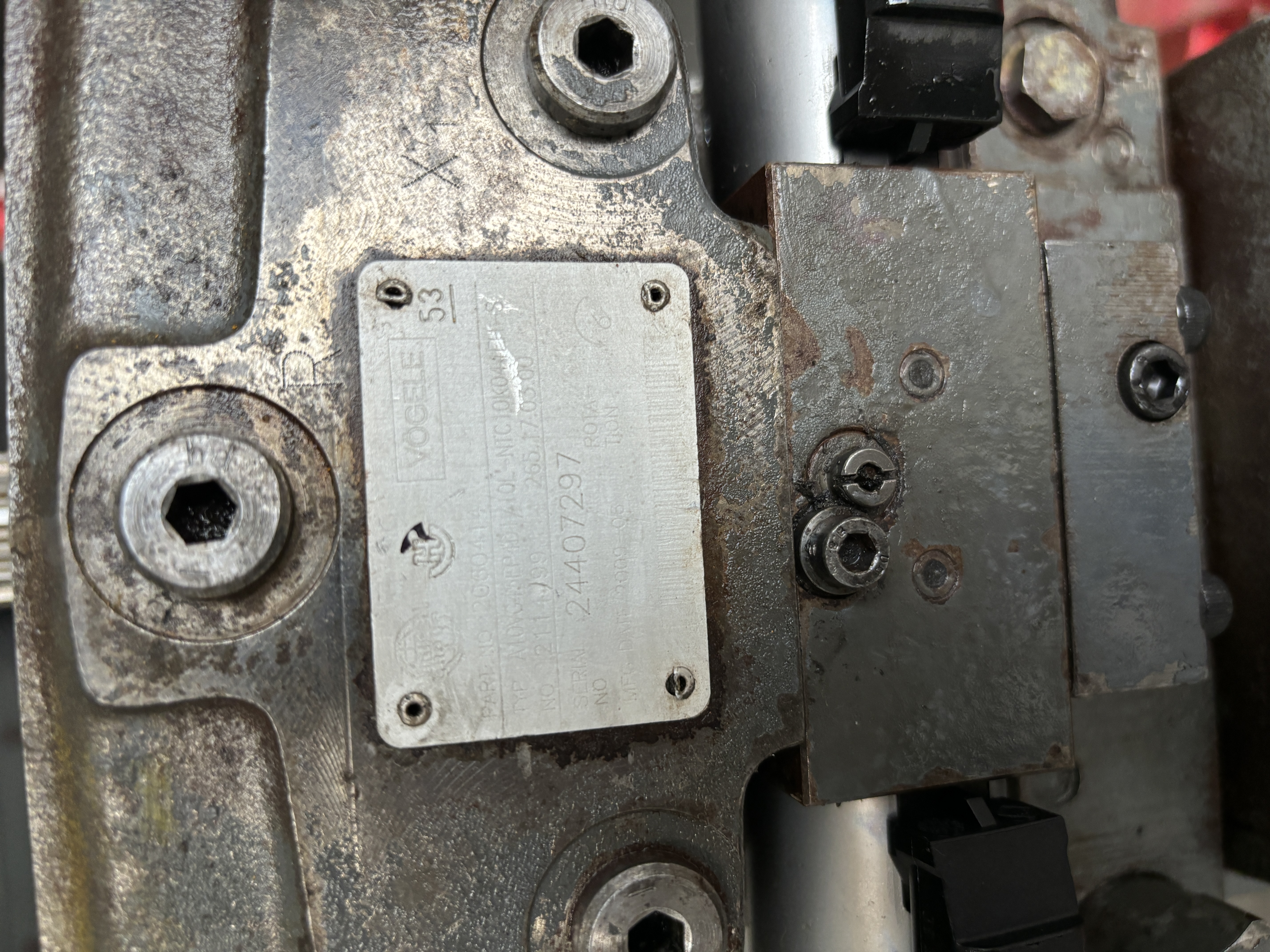 VÖGELE 2060414 A10VG45EP4D1+A10VG28EP4D1+Haldex 1802271 hydraulic pump for Construction machinery
