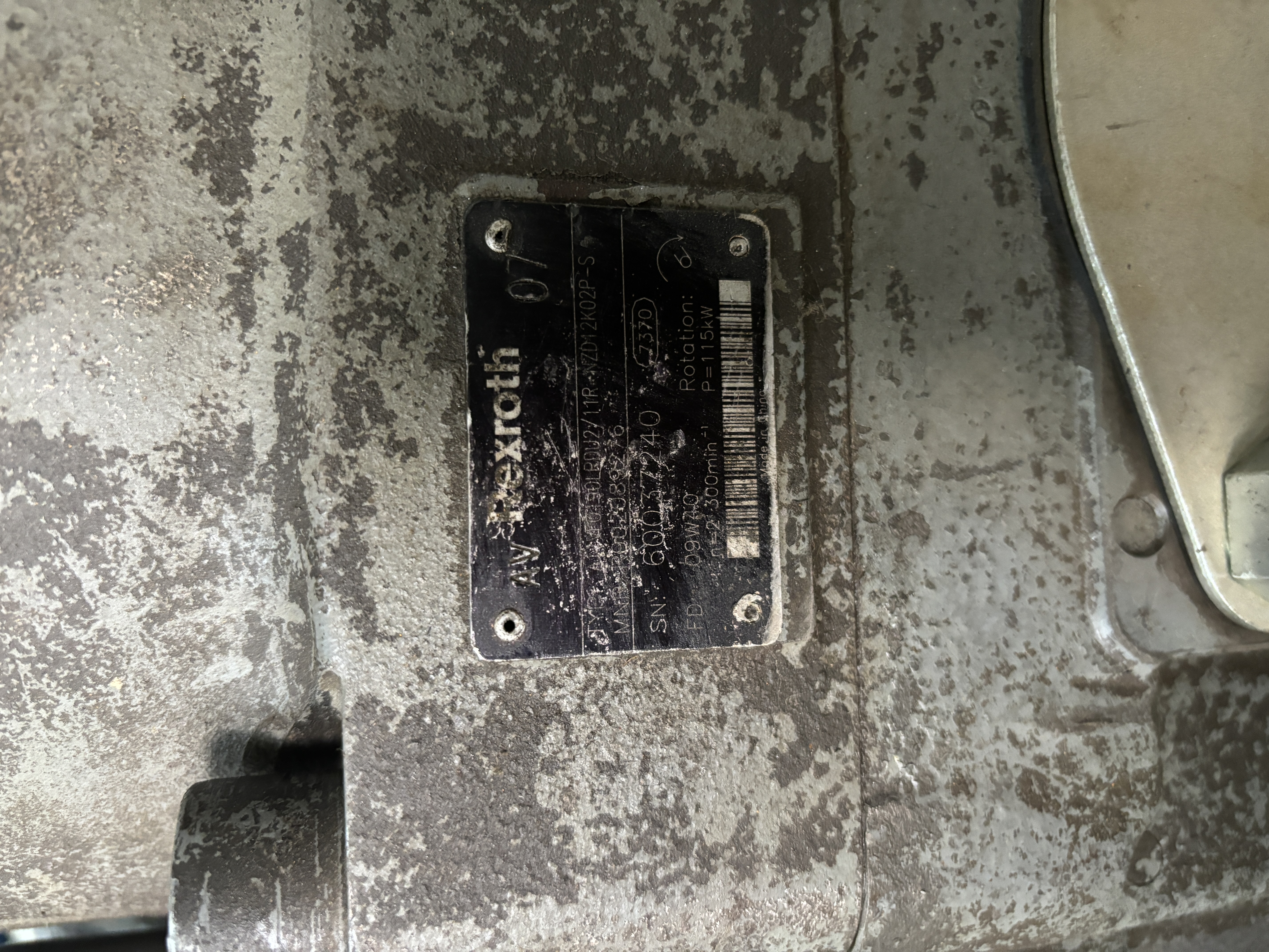 Rexroth R902089276 A11VLO190LRDU2-11R-NZD12K02P-S hydraulic pump for concrete mixer