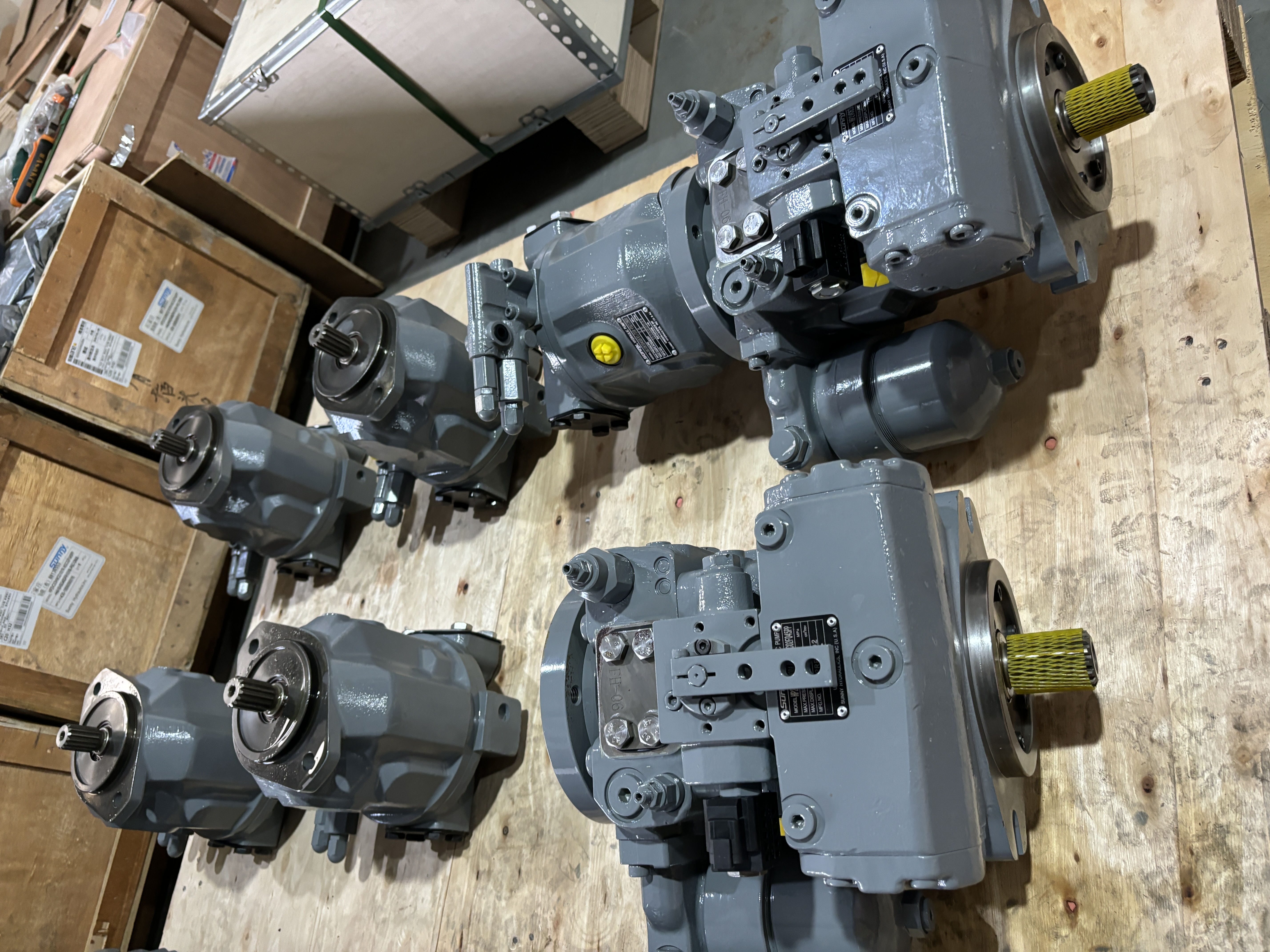 Hydraulic pump A10VG63HW0D1+A10VO65EP2D 